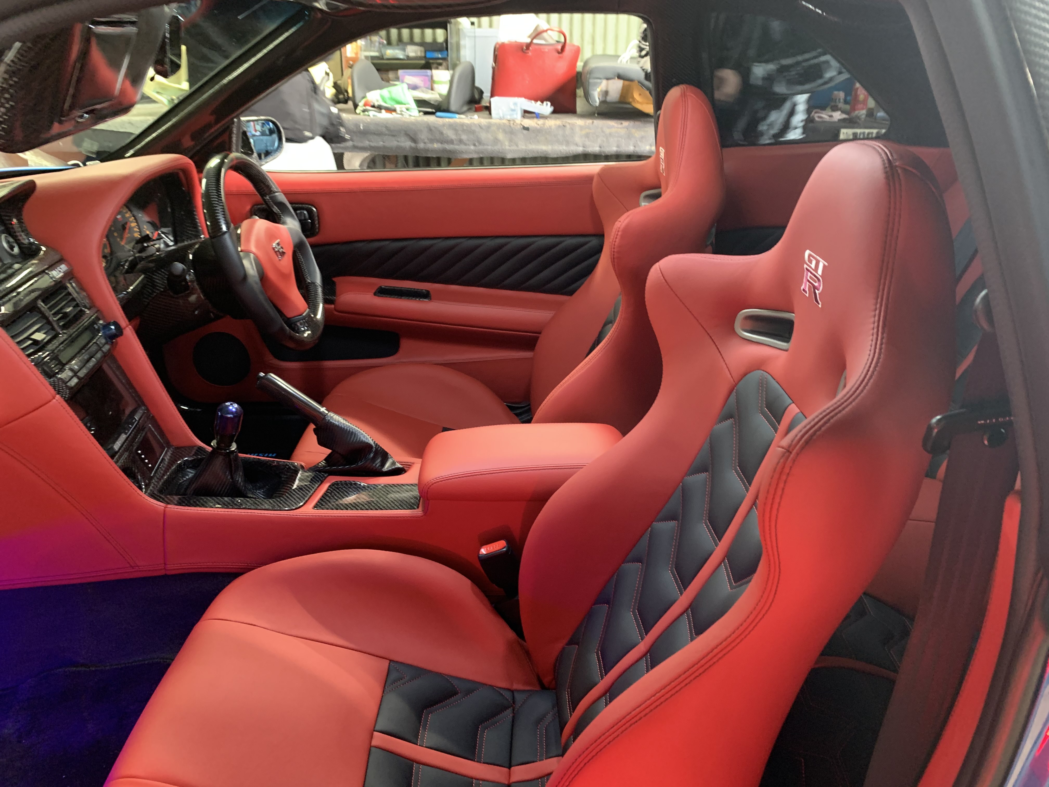 Gtr34本革カスタムシート張替え Gt R Upholstry Gtr34本革カスタムシート張替え Gt R Upholstry