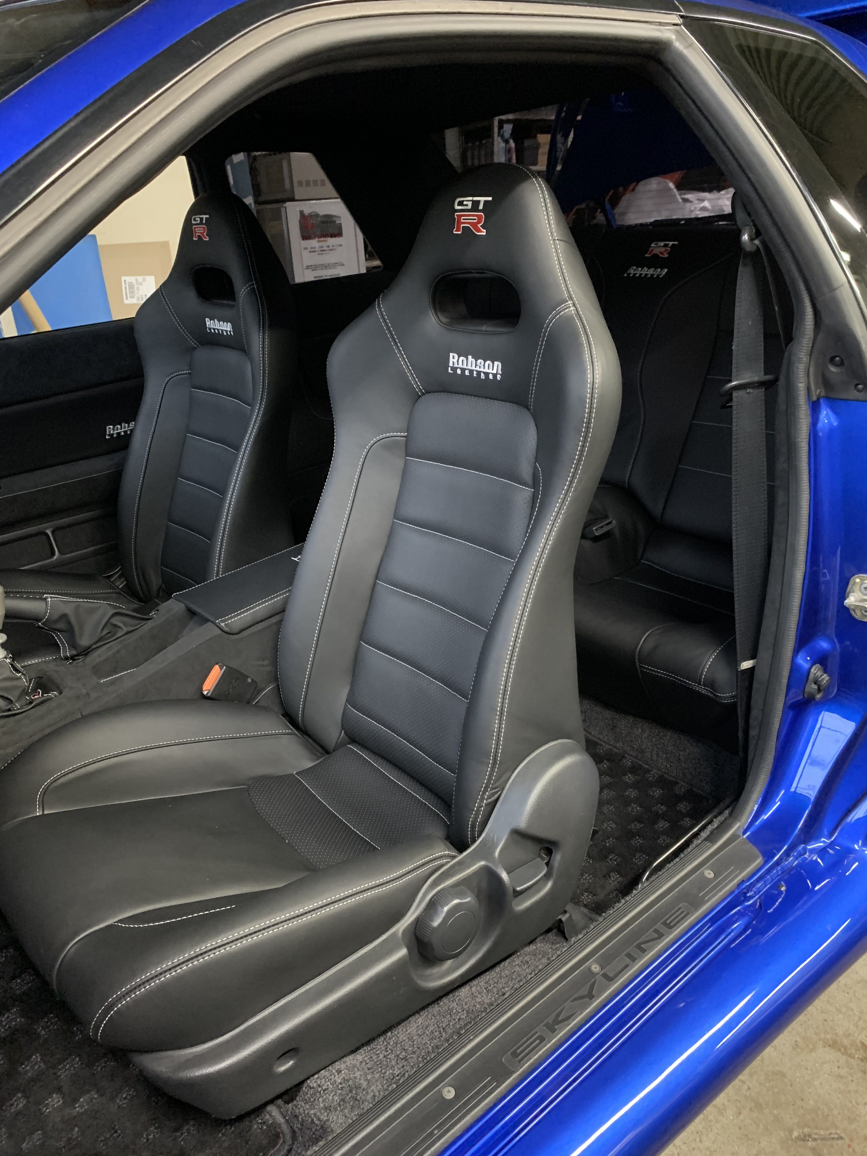 Gt R32 Bnr32 コノリーレザーシート 内張り張替え 本革シート張替え ロブソンレザー Robson Leather