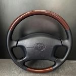 トヨタ カローラ　純正ステアリングの本革張り替え
