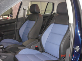 フォルクスワーゲン,ゴルフの本革シート張り替え