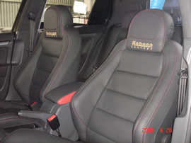 フォルクスワーゲン,ゴルフの本革シート張り替え