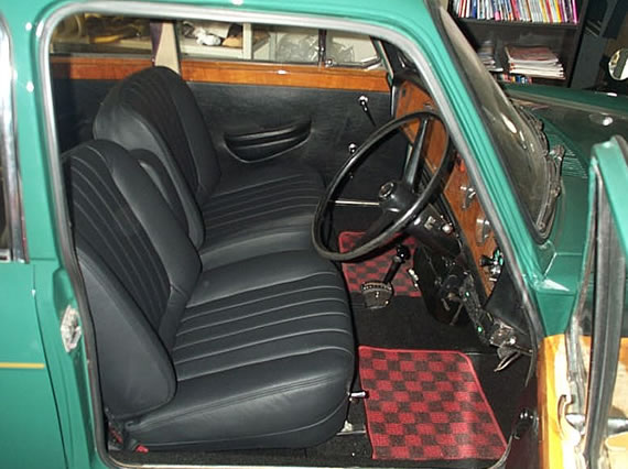 バンデン・プラ（Vanden Plas）の本革シート張り替え