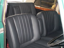 バンデン・プラ（Vanden Plas）の本革シート張り替え